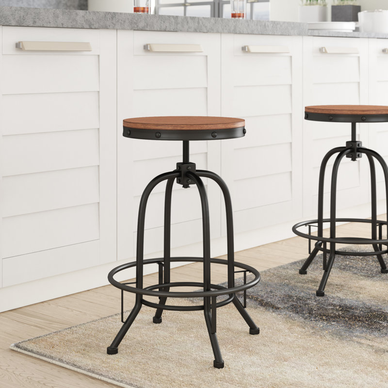 Trent Austin Design® Goethe Swivel Adjustable Height Bar Stool